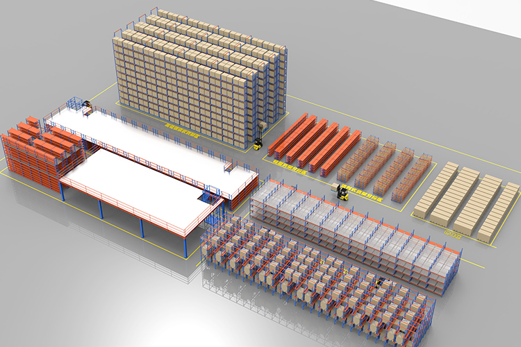 CAD and Spatial Planning Diagram