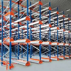 Reinforced Radio 5 Layer Shuttle Racks Heavy Duty Industrial High Density Storage Racking