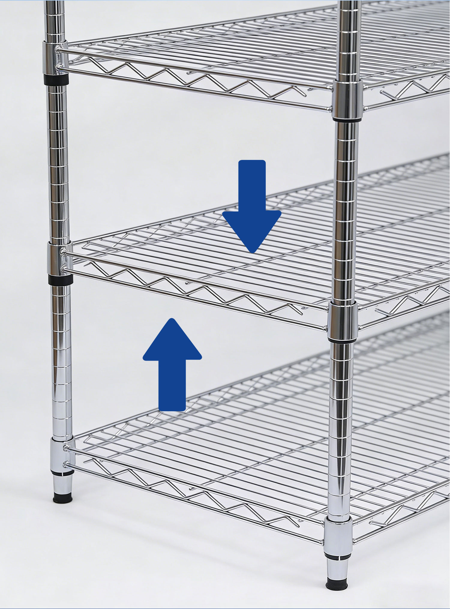Heavy Duty Multi Tier Metal Storage Shelving Unit 250kg Per Layer for Logistics Distribution Center