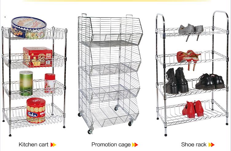 Kitchen Cart, Promotion Cage, Shoe Rack