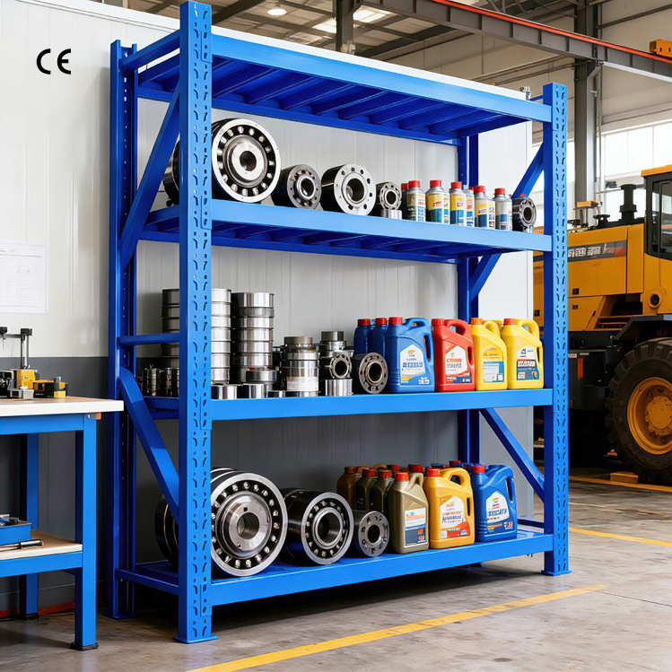 5-Layer Iron Multi-Level Steel Rack Racking System Commercial Industrial Warehouse Storage Shelving Units