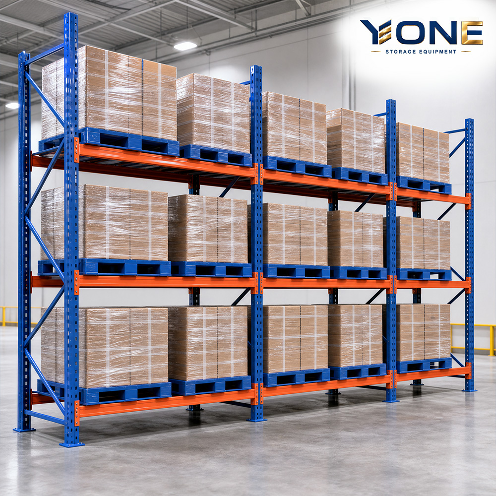 Adjustable Logistics Pallet Rack Heavy Duty Steel Storage Rack System Industrial Racks Q235B Steel for Factory Storage