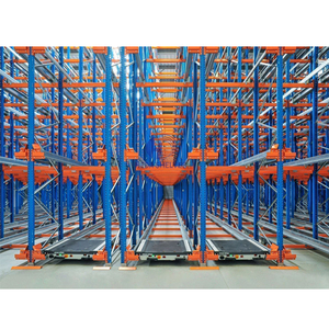 Warehouse High-Density Shuttle Rack System Asrs 4-Way Shuttle Racking Four Way for Cold Storage Shuttle Rack FIFO &amp; LIFO