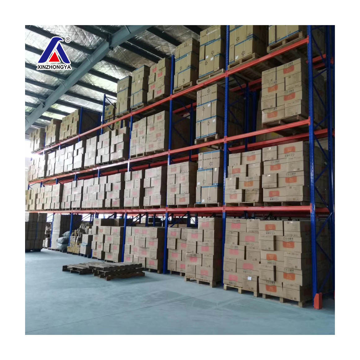 Q235b Steel Single Deep Double Side Selectivo Slective Pallet Storage Rack Warehouse Equipment