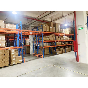 Warehouse Industrial High Bay Selective Heavy Duty Racking Systems Industrial Storage Shelves 24" Pallet Rack Upright