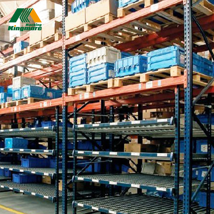 Warehouse Storage Carton Flow Rack Industrial Automation Storage Gravity Carton Flow Rack