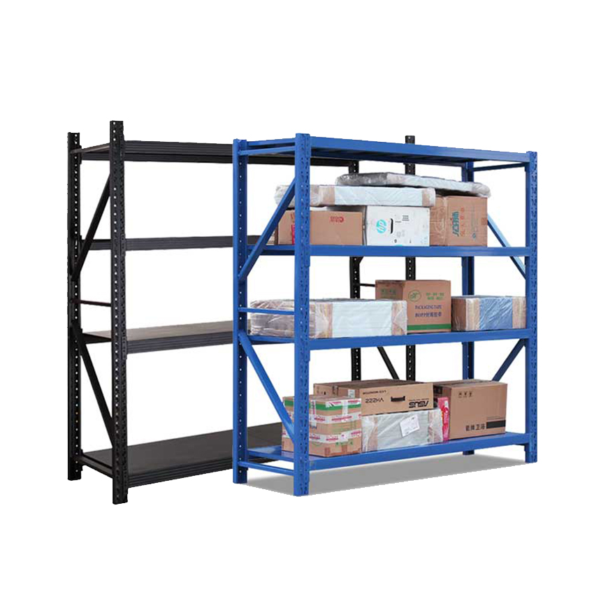 Heavy Duty 5 Layer Steel Industrial Shelving Racks with Corrosion Protection Stackable Pallet Storage Boltless Warehouse Racking