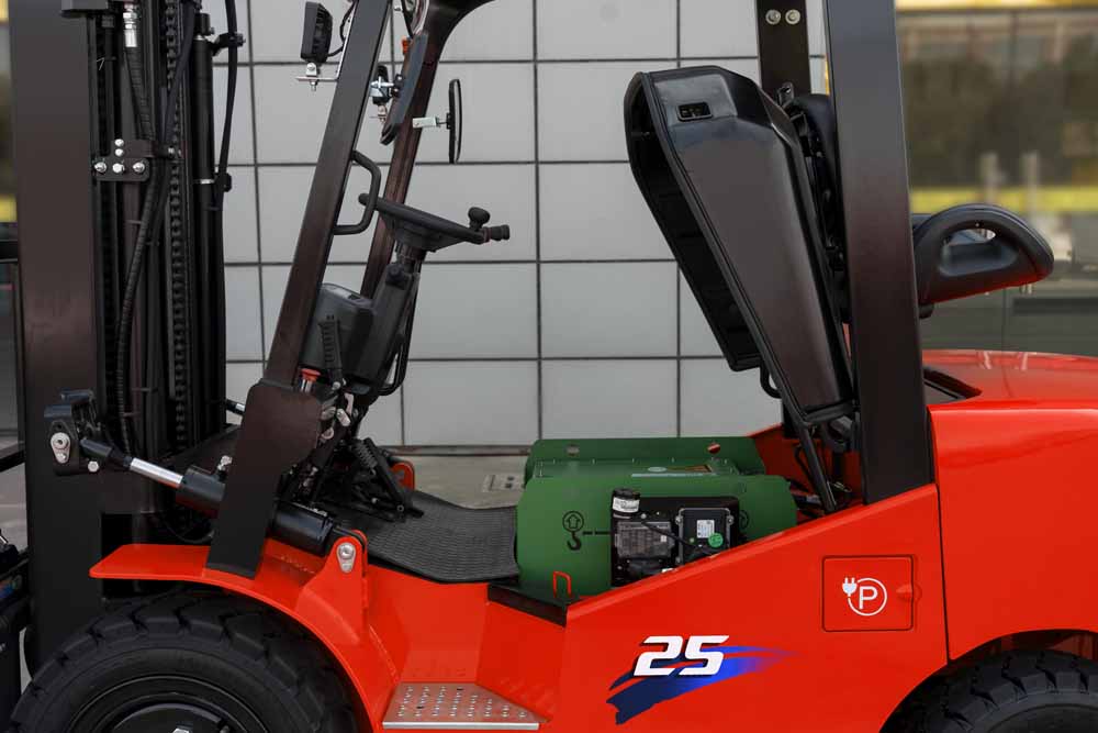 K2 Free Shipping Electric Forklift 2.5Ton CE ISO EPA Rough Terrain Sturdy Forklift Cheap Price Powerful