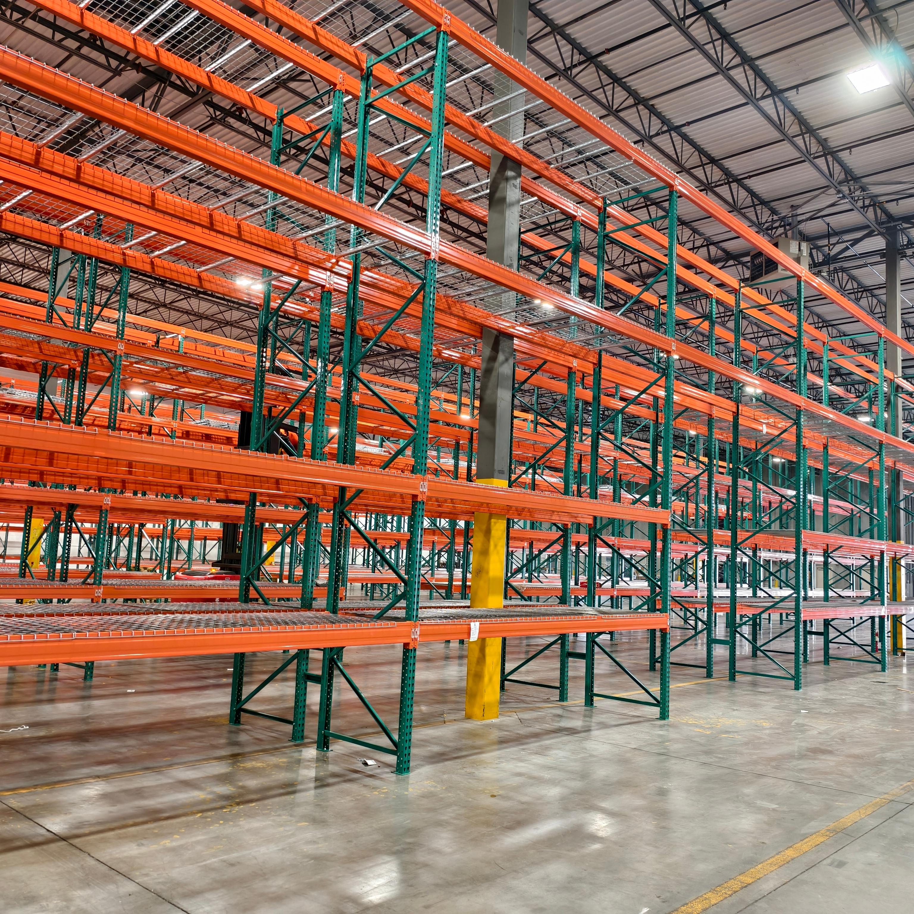 Jracking Heavy Duty Warehouse Shelving Rack Steel Teardrop Pallet Racking System For Distribution Centers