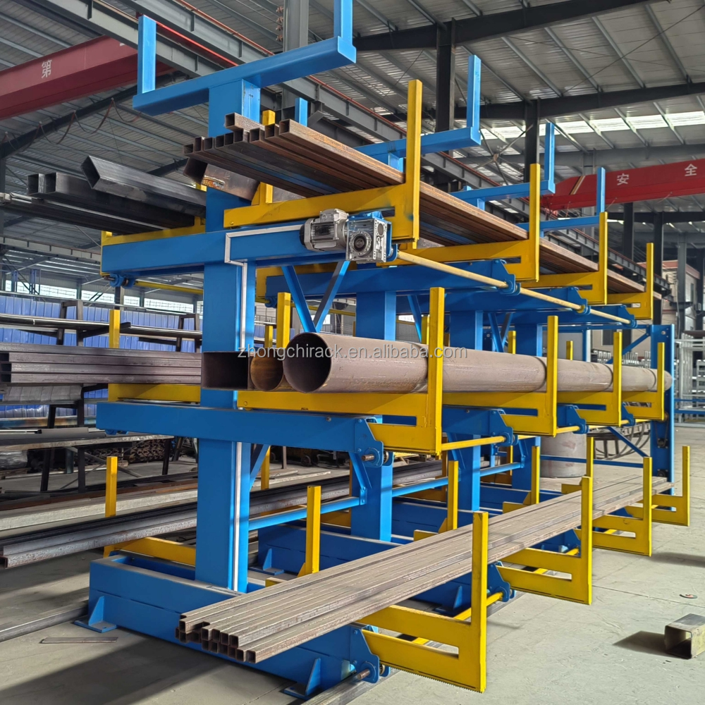 Heavy Duty Electric Sheet Storage Rack Automated Warehouse Rack for Metal Plate Inventory Management