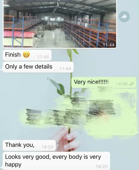 Final customer walk-through