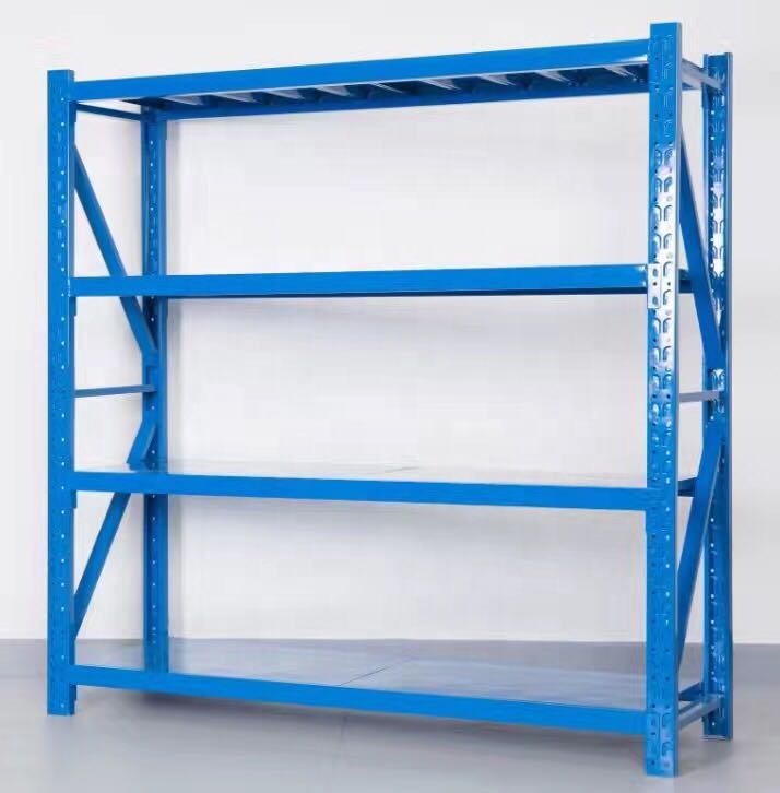 Medium Duty Racking Customizable Long Span Storage Racks Steel Shelving Warehouse Shelving