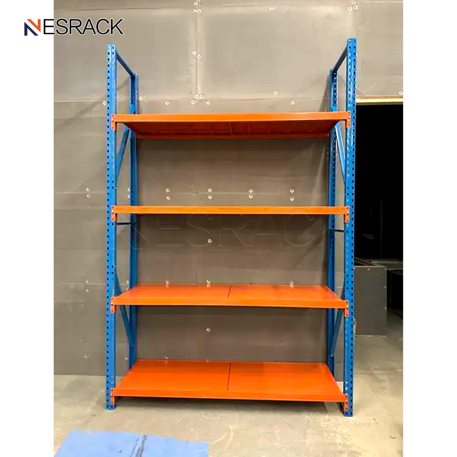 Heavy Duty Stacking Racks &amp; Shelves Long Span 5 Layer Selective Steel Shelf Warehouse Storage Pallet Racks for Industrial