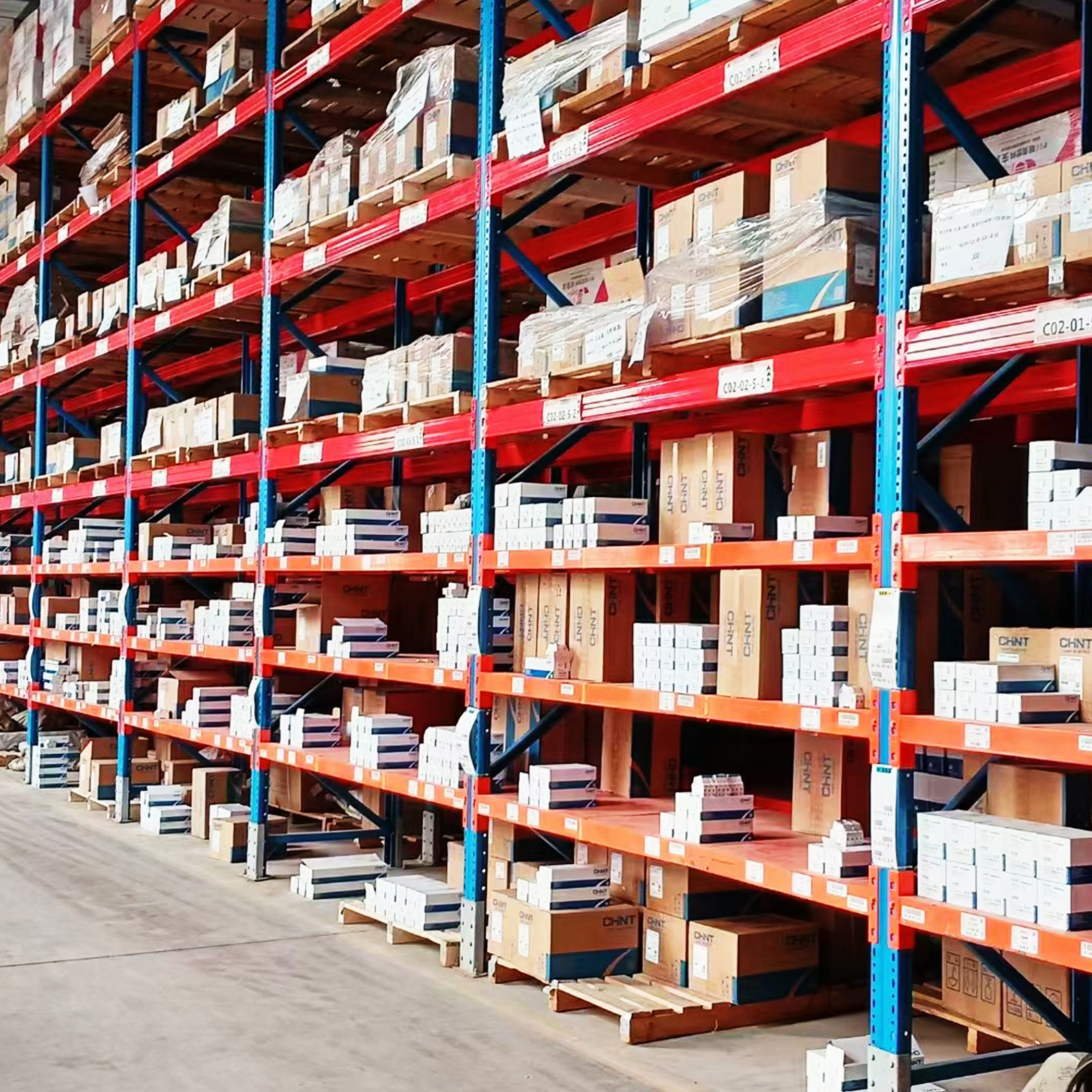 High Quality 500kg Steel Storage Racks 5-Layer Adjustable Pallet Racking Heavy Duty Warehouse Shelf System Factory Hot Sale