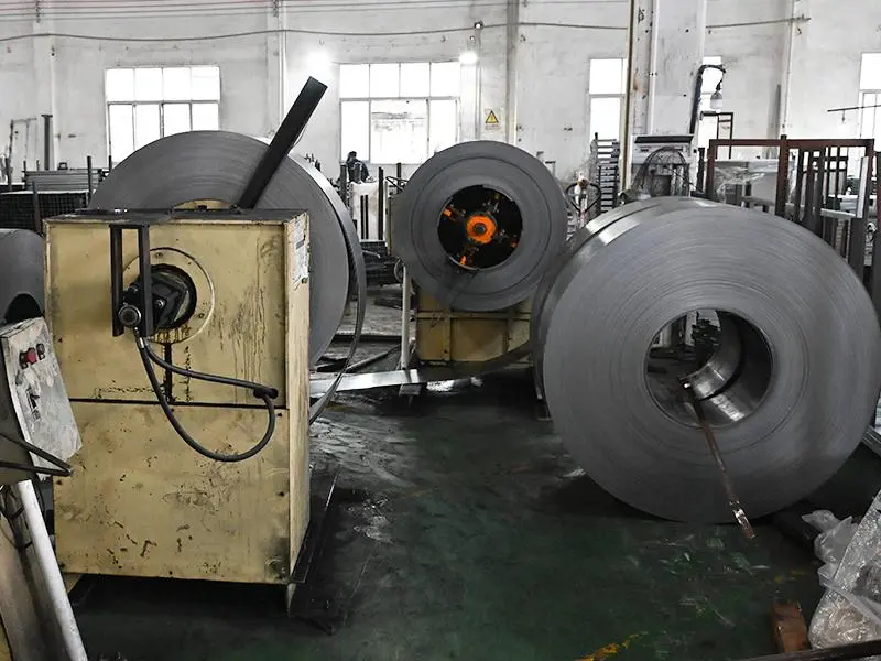 Raw steel coil inspection