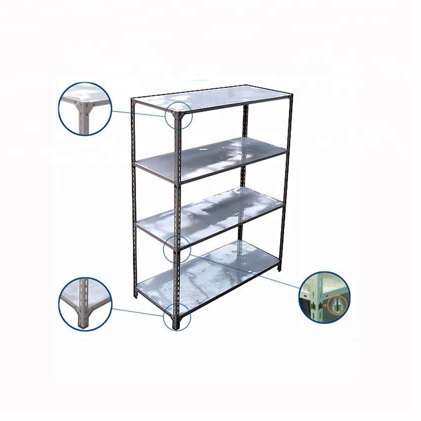 Product Customization Warehouse Storage Metal Boltless Shelving Light Duty Long Span Rack