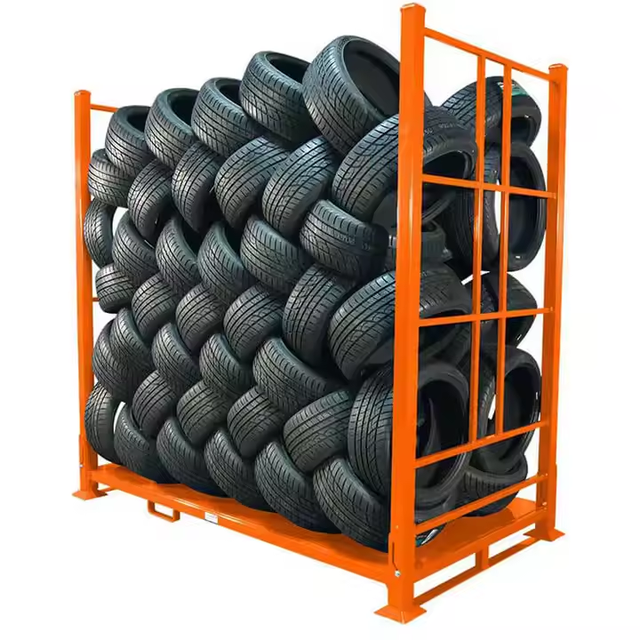Storage Tire Rack View