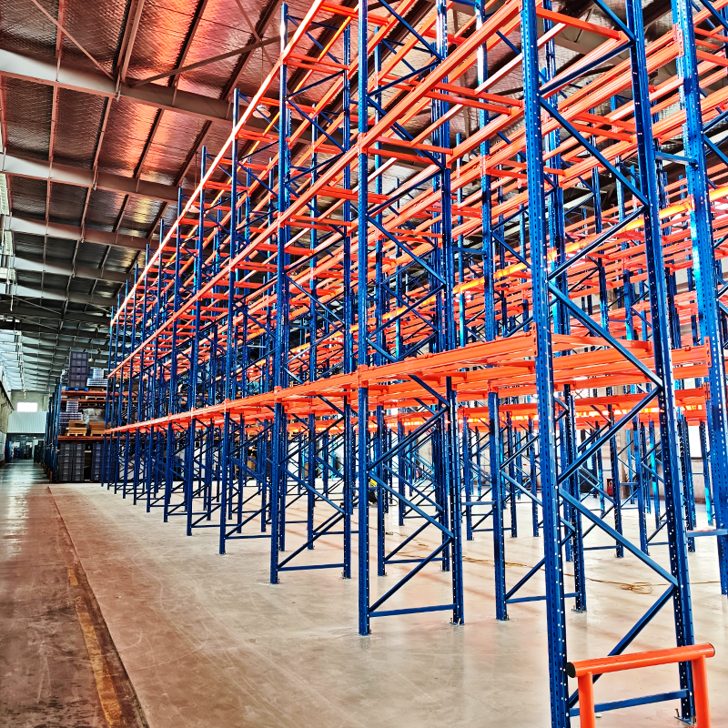 Long Span Heavy Duty Pallet Rack 1000kg-4000kg Capacity Cold Rolled Steel Powder Coated Adjustable Heavy Gauge Steel Racking