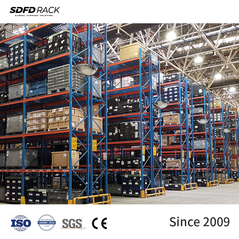 Heavy Duty Selective Pallet Rack with Custom Wire Mesh Decking High Load Steel Adjustable Warehouse Pallet Racking System