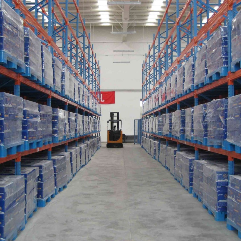 Industrial Storage Racks Custom 5 Layer US Teardrop Pallet Rack Conventional Pallet Racking For Warehouse Cold Room Storage