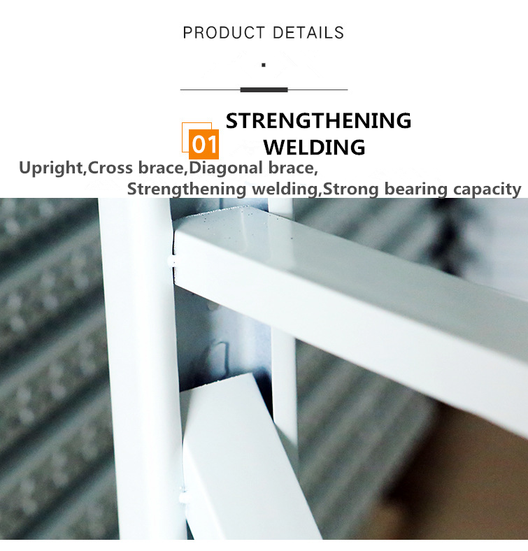 Steel-wood shelf structure display