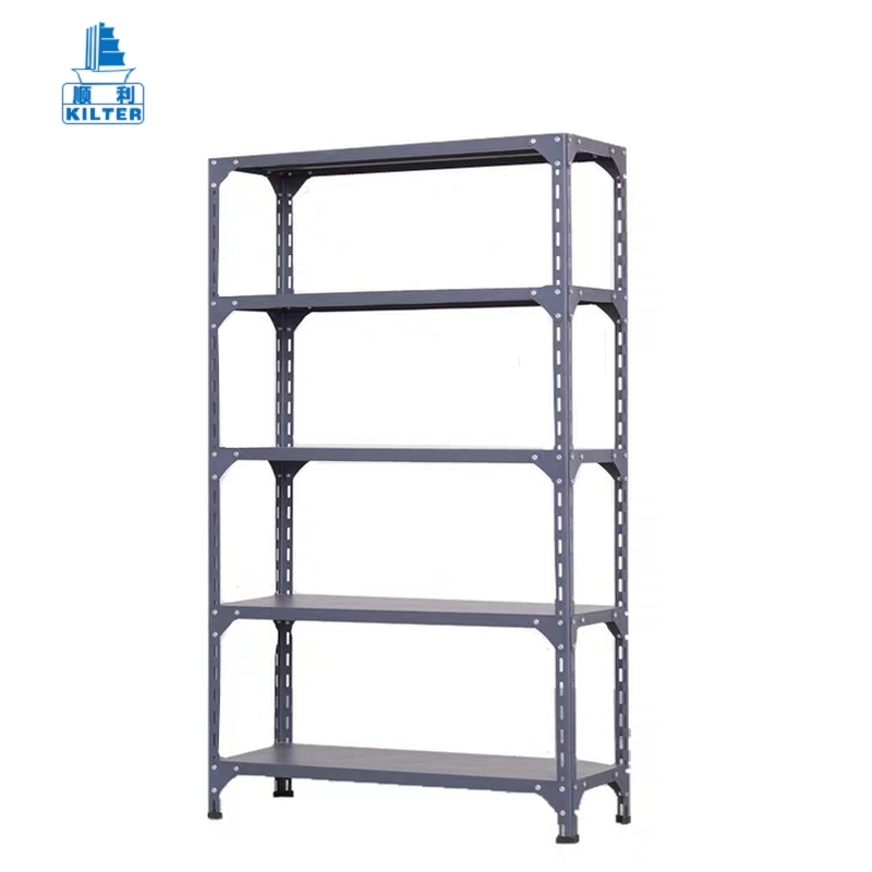 Storage Slotted Rack Metal Holders Adjustable Angle Steel Stand Shelf