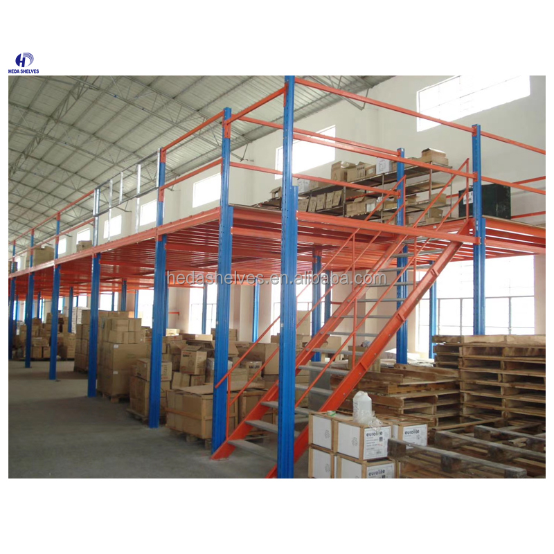 Manufacture Factory Industrial Heavy Duty Multi-tier Warehouse Rack Steel Mezzanine Floor Storage Racking Systems