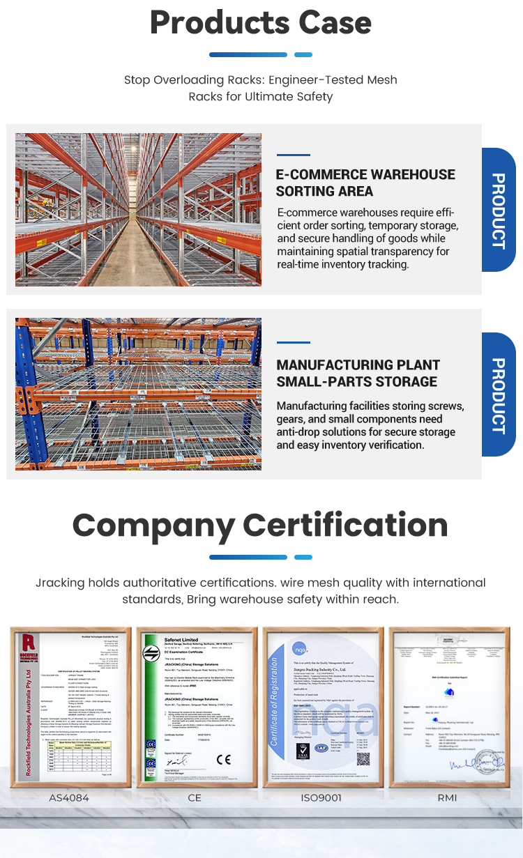 Industrial Storage Racks Warehouse View