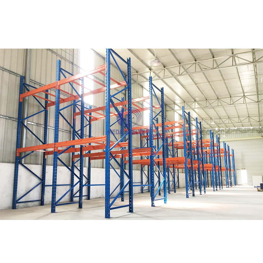 Heavy Duty Selective Pallet Racks Warehouse Rack System with Wire Mesh Decking for Industrial and Warehouse Use