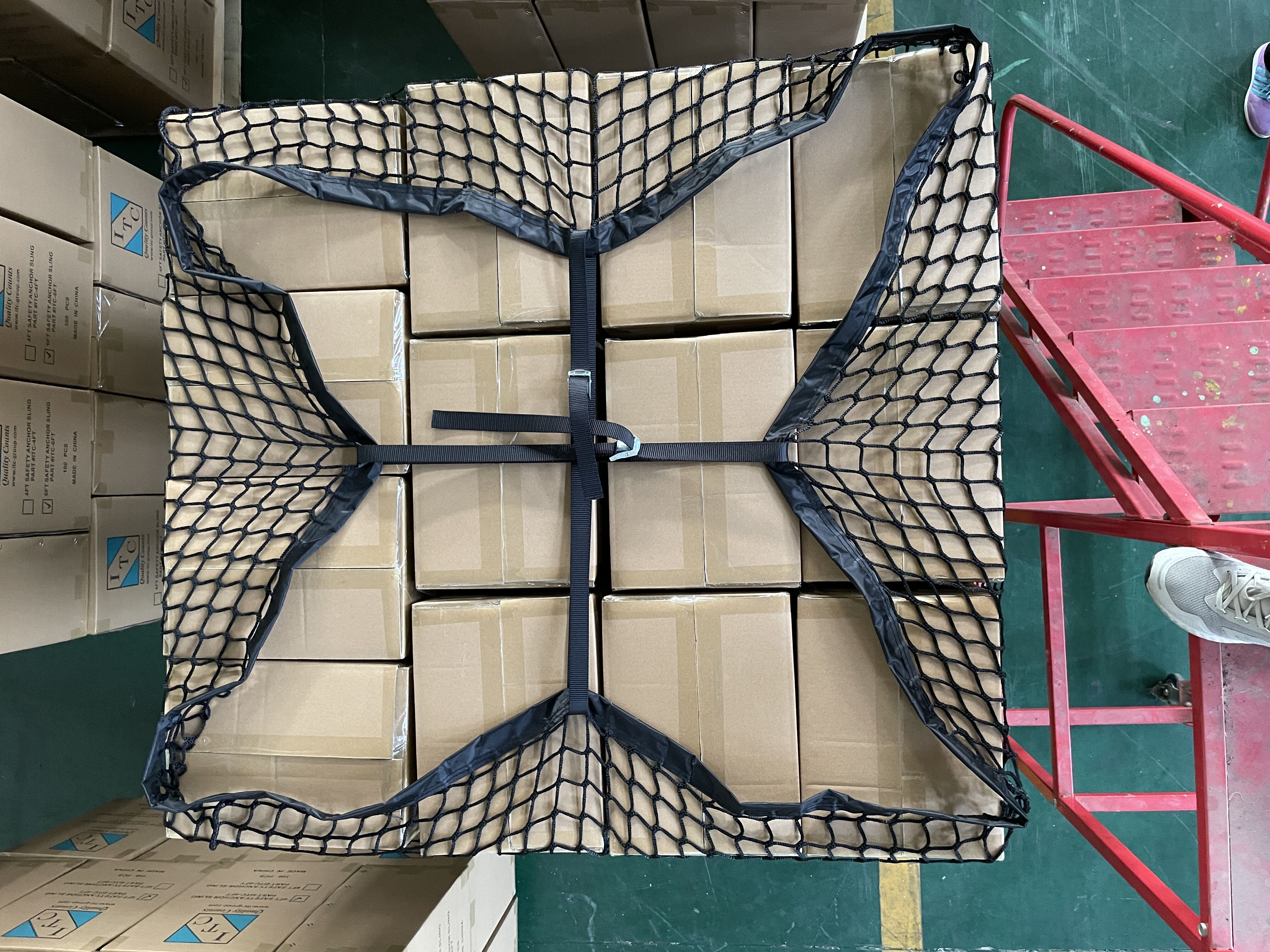 Pallet Rack Safety Climbing Nets Customizable Color Cutting Service ISO/GB Certified Made Nylon/Polyester/Polypropylene for
