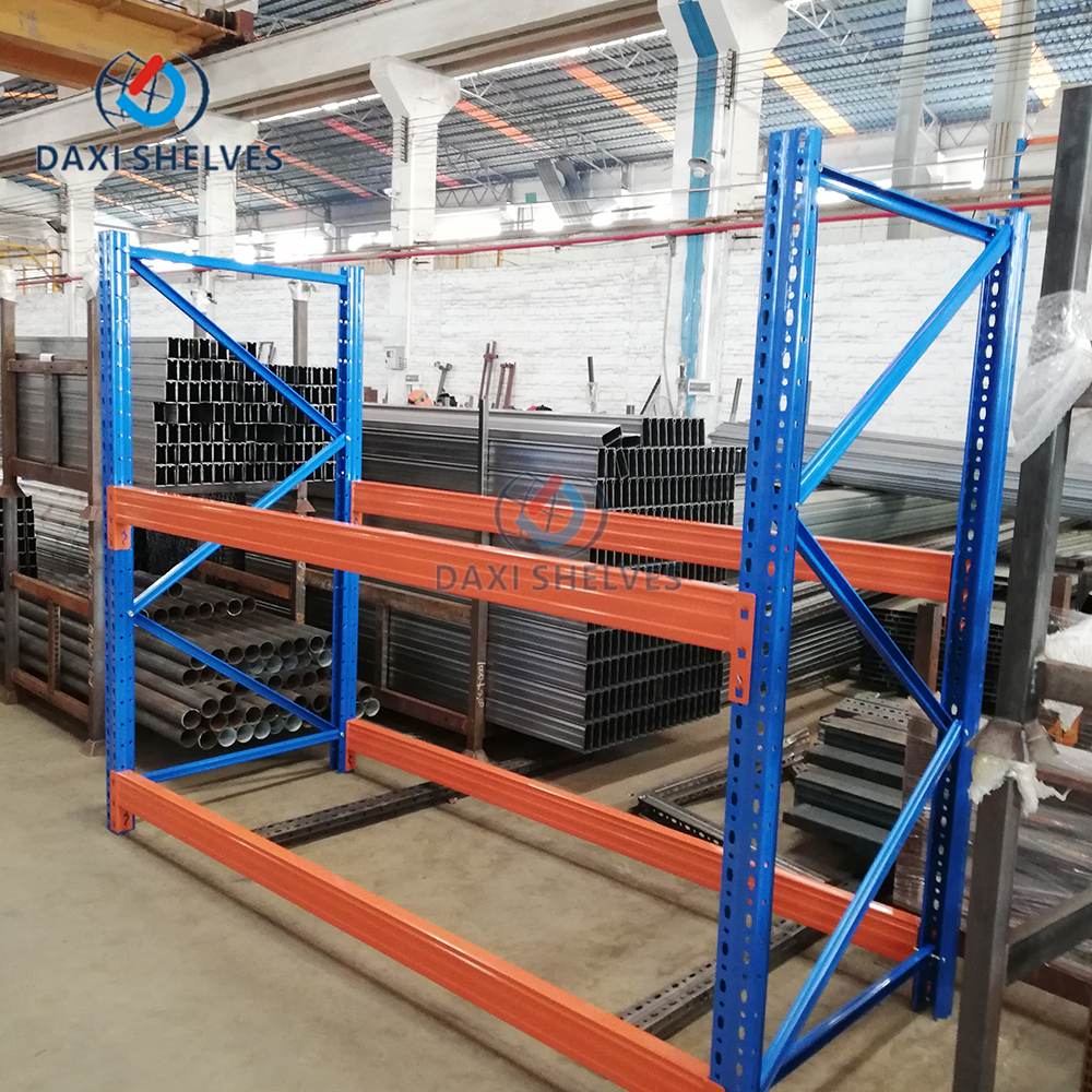 Second Hand Heavy Duty Iron Metal Mobile On-Track Pallet Racking Systems Supermarket Shelves