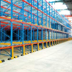 Heavy Load Steel Gravity Pallet Racking Adjustable Roller Track System