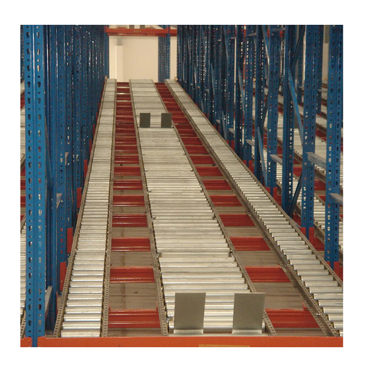 High-efficiency Auto Industrial Logistics Transportation Gravity Roller Heavy Pallet Racking