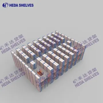 Shelving-Supported Multi-Tier Mezzanine