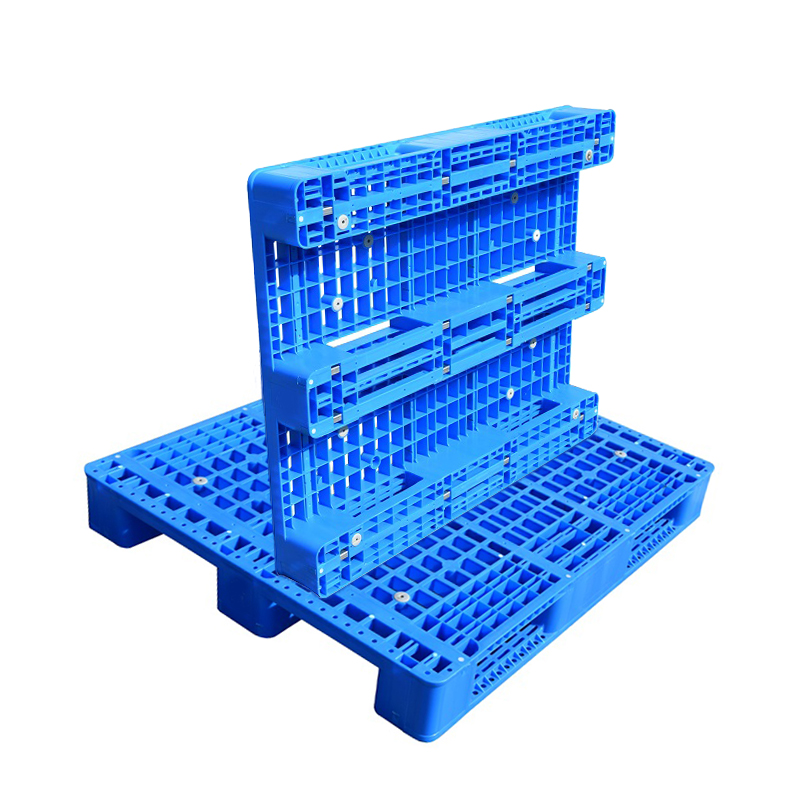Static Load Capacity 2 Ton Single Faced Grid Plastic Stacking Pallet for Warehouse Automated ASRS Racking System
