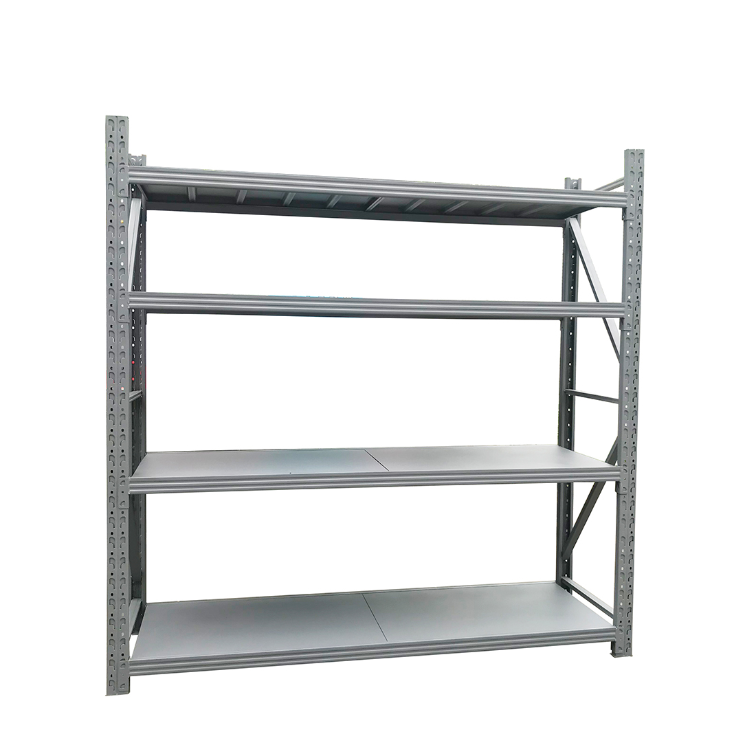 Metal Storage Rack Long Span Steel Light Duty Shelf Warehouse Steel Shelving Assemble Shelving Racking System