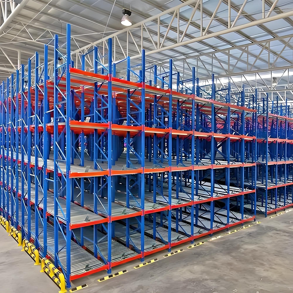 CE Certificated Wholesale Price Steel Roller Warehouse Gravity Pallet Flow Rack