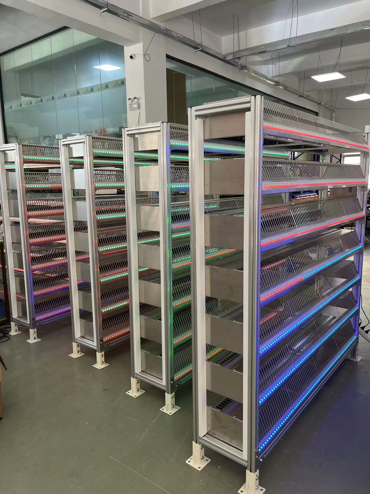NEW Macinte IRS-20R-1400-7D-16 Stainless Steel 7-Layer SMT Reel Intelligent Selective Pallet Rack ESd Protection for Warehouse