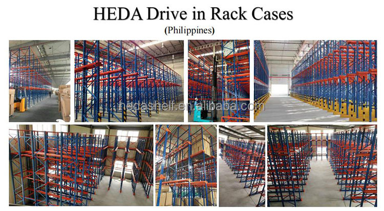 HEDA Guangzhou Steel Pallet Racking System Warehouse Rack Storage Shelves Heavy Duty