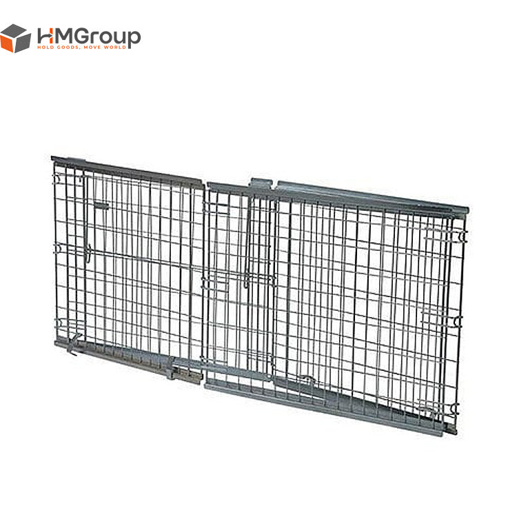 Multi-Functional Customizable Warehouse Storage Firewood Wire Mesh Metal Cage Container for Pallets