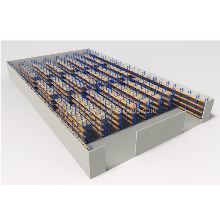 Warehouse Storage Steel Shelving System Metal Mezzanine Racking Industrial Structure Platform
