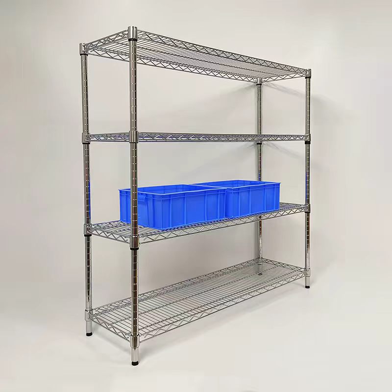 Heavy Duty Multi Tier Metal Storage Shelving Unit 250kg Per Layer for Logistics Distribution Center