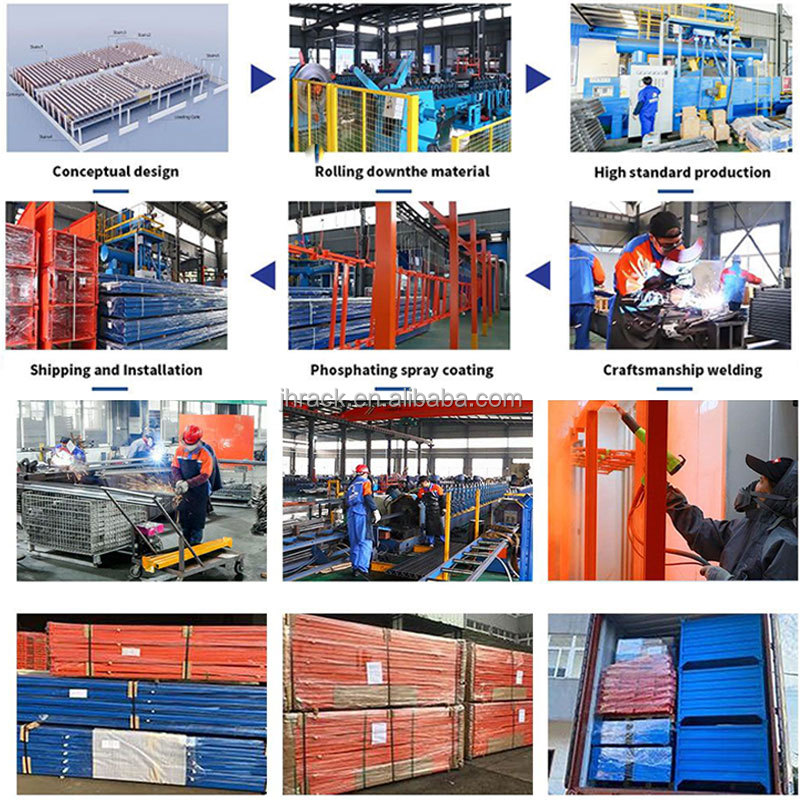 Automated Stackable Metal Shelves Storage Racks &amp; Shelving Units Warehouse Asrs Pallet Shuttle Racking System