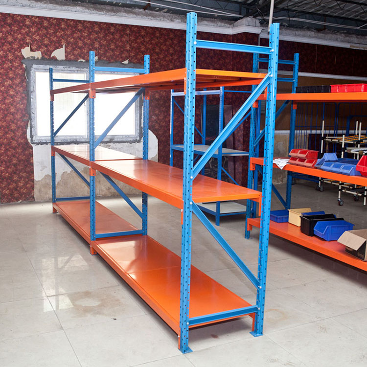 Factory Direct Medium Duty Steel Warehouse Shelving System Storage Garage Selective Racking Shelves Adjustable Anti-Rust