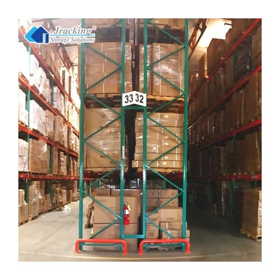Jracking US Standard Storage Shelf Racks Steel Heavy Duty Teardrop Pallet Rack System for Warehouse Inventory Management