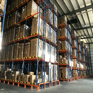 Dual Pallet Depth Design Lower Aisle Quantity Required General Pallet Warehouse Double Deep Pallet Racking