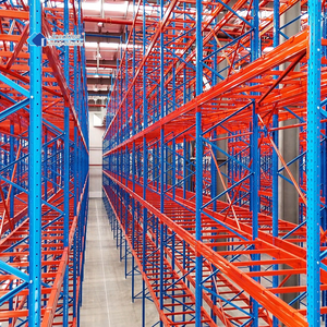 High Density Steel Storage Racks EU Standard Heavy Duty Adjustable Pallet Racking System