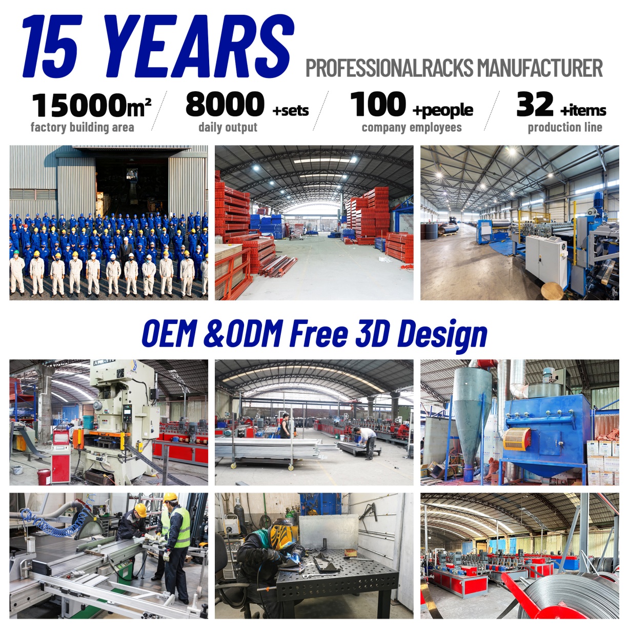 Steel Industrial Multi-Level Mezzanine Floor Racks System Gangli HD-MR-22 ISO9001/CE Certified Corrosion Protected Warehouse