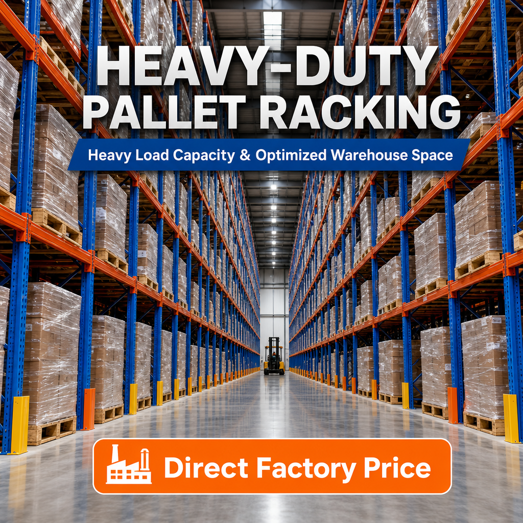 High Capacity Steel Shelving Industrial Warehouse Rack Pallet Storage Solution Rack System Pallet Racking for Warehouse Storage