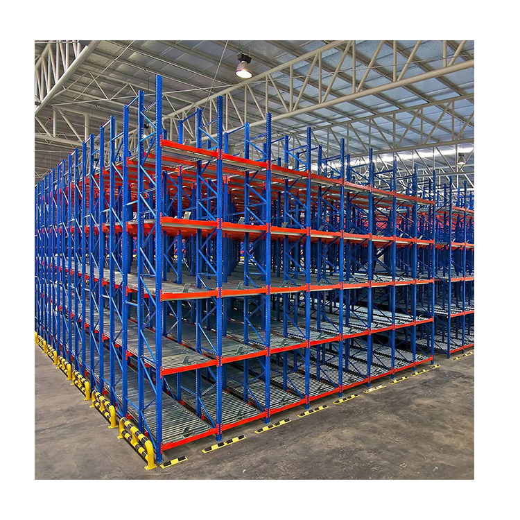 High-efficiency Auto Industrial Logistics Transportation Gravity Roller Heavy Pallet Racking